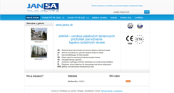 Desktop Screenshot of jansa.sk